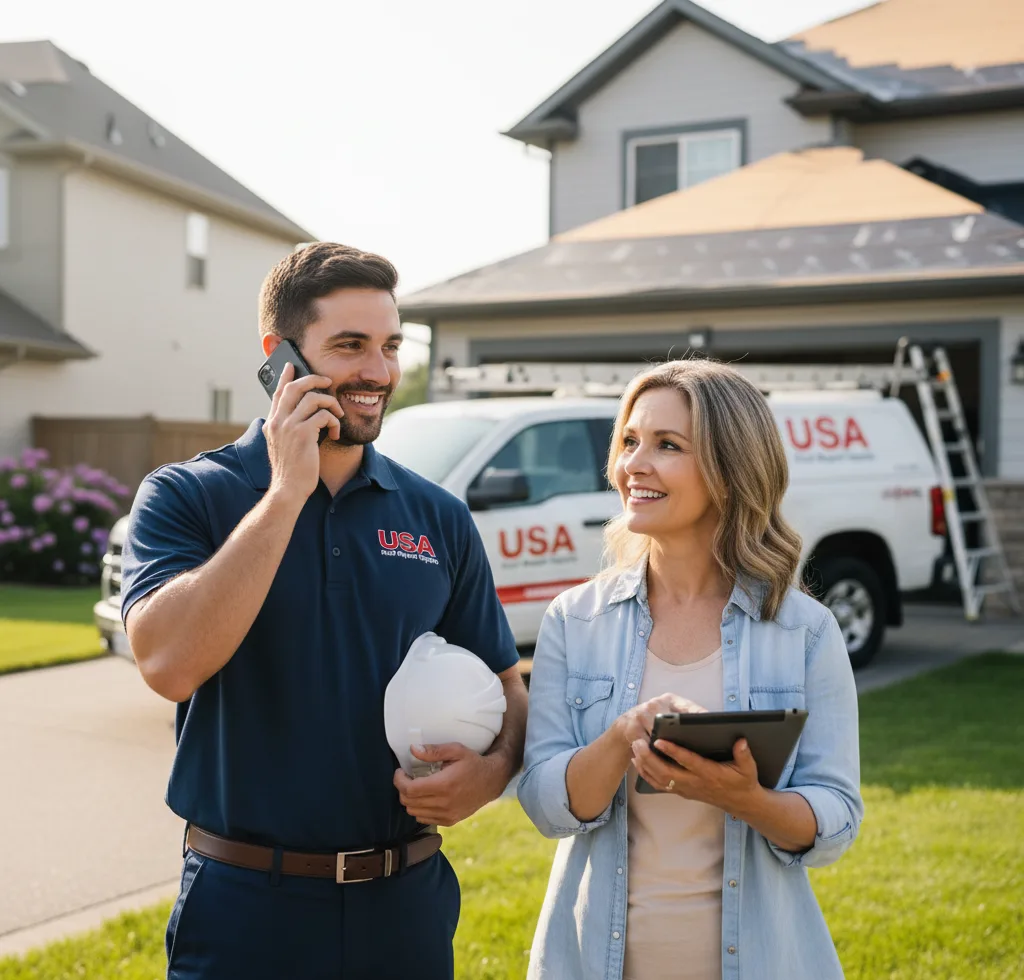 USA Roof Repair Experts customer support in Effingham
